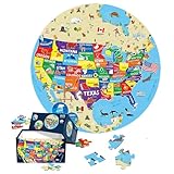 Bodenpuzzle,Rundpuzzle,70 Teile Bodenspiel-Rundpuzzle für Kinder im...