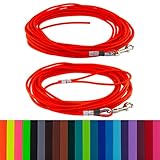 LENNIE 8mm runde Biothane Schleppleine für große Hunde ab 25kg, ohne/mit...