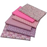 aufodara 6 Stück 50 x 80 cm Baumwollstoff Stoffpakete Groß Patchwork...