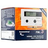 Wärmezähler Elster F90S3 Qp2,5 DN20 130mm Flügelrad-Einstrahl Eichung...