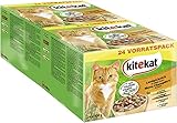 Kitekat Katzenfutter Nassfutter Landpicknick in Sauce, 48 Portionsbeutel (2...