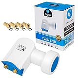 HB-DIGITAL LNB LNC Full HD TV 3D 4K + Kontakte vergoldet + Wetterschutz...