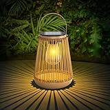 KagoLing Solarlampen für Außen, 1 Stück Metall Vintage Laternen für...