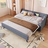 Lahoomu Schlafsofa, Daybett, Tagesbett,90x200cm, Schlafsofa mit Lattenrost...
