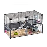 Ferplast Hamsterheim, Mäusekäfig MULTIPLA Hamster, aus Metallgitter und...