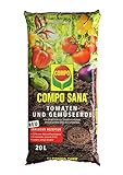 COMPO SANA Tomaten- und Gemüseerde mit 12 Wochen Dünger für alle...