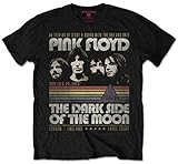 Pink Floyd Vintage Stripes offiziell Männer T-Shirt Herren (X-Large)