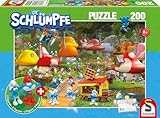 Schmidt Spiele 56525 Die Schlümpfe, In Schlumpfhausen, 200 Teile...