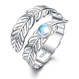 Krfy Ring Silber 925 für Damen Verstellbare Ringe Hochzeit Verlobung...