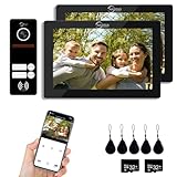 Verdrahtete Videosprechanlage für Wohnungen, 2-Familien-Türklingel,...