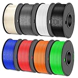 3D Drucker Filament Bündel Multicolor,SUNLU PLA+ Filament 1.75mm,...