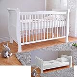 Marsell Baby Gitterbett Babybett Kinderbett mit Aloe Vera...