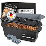 LIEBTHAL Brotbackform mit Deckel -passgenauer Antihaft-Silikoneinlage -...