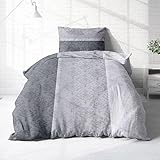 Träumschön Biber Bettwäsche Set 2tlg 135x200 cm + 80x80 cm –...
