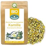 Bio Kamillentee 500g - ganze Kamillenblüten getrocknert - aromastark und...