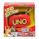 Mattel Games UNO Extreme!, Uno Kartenspiel für die Familie, mit...