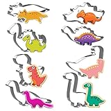 Joyoldelf Dinosaurier Ausstecher Set,Plätzchen Ausstecher, 8 Stück...