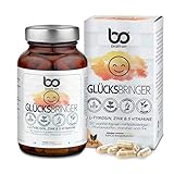 brain on® Glücksbringer | 120 Serotonin - Dopamin Kapseln für 60 Tage...