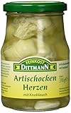 Feinkost Dittmann Artischockenherzen mit Knoblauch Glas (1 x 330 g)