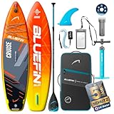 Bluefin Cruise 10'8 Orange aufblasbares Paddleboard | Premium-SUP-Paket &...