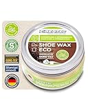 FIBERTEC Shoe Wax Eco Schuhwachs für Leder farblos - Hochwirksame...