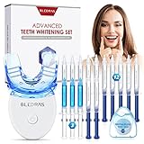 Teeth Whitening Kit, Bledras Professionelles Zähne Bleaching Set, 12...