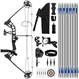 REAWOW Compoundbogen Set 30-70 LBS Einstellbare Jagd Compound Bogen und...