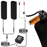 Heizgriffe Motorrad Overgrips, 12V USB Beheizte Griffe, Heizung Handlebar...