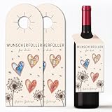 Wunscherfüller Geldgeschenk Flaschenetiketten, Geschenke für Frauen...