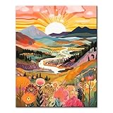 YALKIN Malen Nach Zahlen Erwachsene, Paint by Numbers Malen Nach Zahlen,...