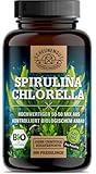 Spirulina Chlorella Tabletten -BIO- 6000mg je Tagesdosis I WICHTIG: 100%...