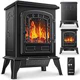 KESSER® Elektrokamin mit Heizlüfter & Fernbedienung 2000W Elektro Kamin...