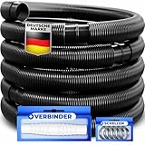 KESSER® Poolschlauch 6m / Ø 38mm | Schwimmbadschlauch mit Muffen |...