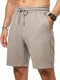 JMIERR Kurze Hosen Herren mit 3 Taschen Textur Bermuda Shorts 2025 Sommer...