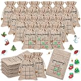 Windyun 100 Set Weihnachten Tic Tac Toe Spiel 3,94 x 5,91...