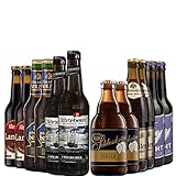 BierSelect Dunkelbier-Paket - 12 dunkle Bierspezialitäten aus ganz...