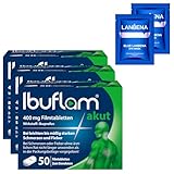 Ibuflam® akut 400 mg Schmerztabletten bei Schmerzen und Fieber | 3x50...