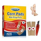 Corn Removal Pads, MYMULIKE 24Pcs Hühneraugen Pflaster, 2-Größe...