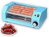 ZHJOPP Tischplatte Hot-Dog-Drum-Maschine, Edelstahl...