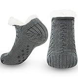 Belloxis Hüttensocken Haussocken Herren Thermosocken Wintersocken Warme...