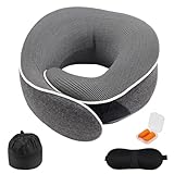 VZXZXE Nackenkissen Flugzeug Reisekissen Memory Foam für Reisen, Camping,...