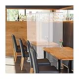 Transparente PVC-Trennwand, aufrollbar, Niesschutz, Kunststofftrennwand,...