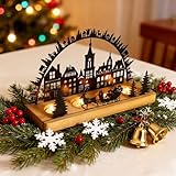 LYLIDIA Kerzenhalter Adventskranz Modern Adventsgestecke Teelichthalter...