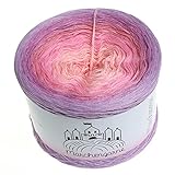 LiLu´s Farbverlaufsgarn Zärtlichkeit 200g - 1000m - Erika außen - 3...