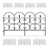 Relaxdays Beeteinfassung, 8er Set, Kunststoff, HxB: je 38 x 68 cm,...