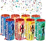 8er Tischbomben Party Set Partypopper für Silvester & Partys,...