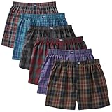 Charles Wilson 6er Packung Gewebte Boxershorts (XL, Tartan Check 88)