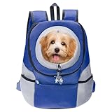 Hunderucksack Katzenrucksack, Tragbare Hunde Rucksack, Atmungsaktive...