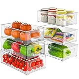 Kühlschrank Organizer Set - 6er Set (3 Größe) Kühlschrank Organizer,...