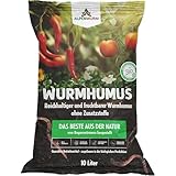 Alpenwurm Wurmhumus 10L | Wurmkompost pur | organischer Dünger | Bio...